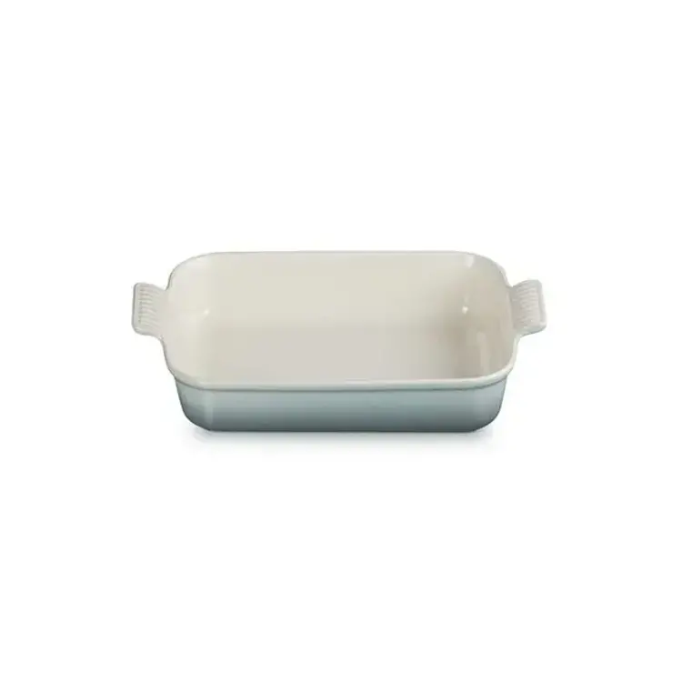 Le Creuset 4 quart Sea Salt Heritage Baking Dish