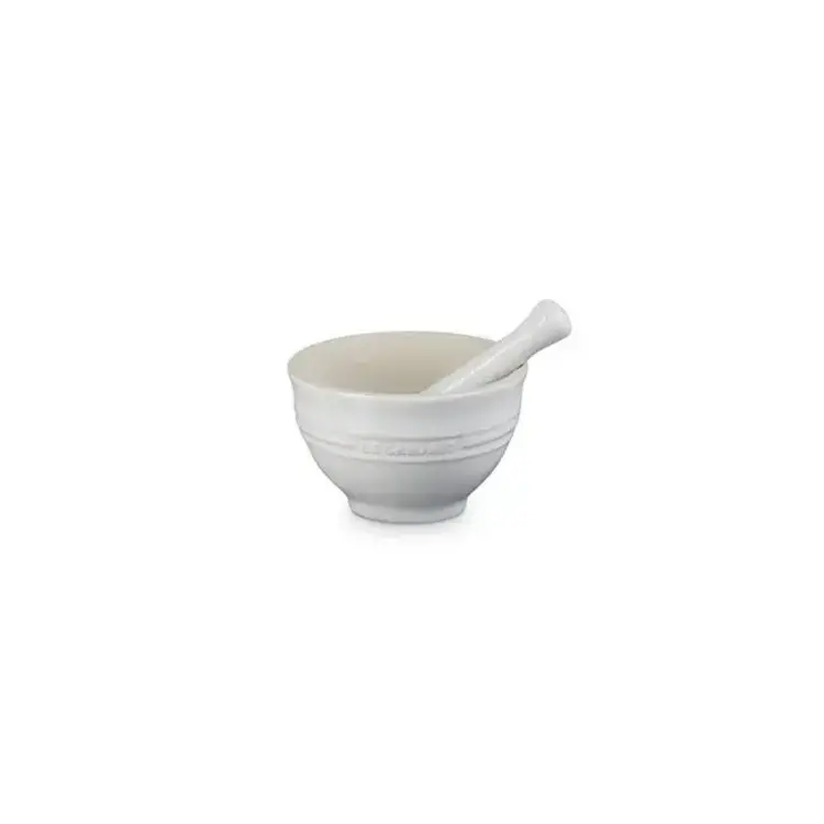 Le Creuset White Mortar & Pestle