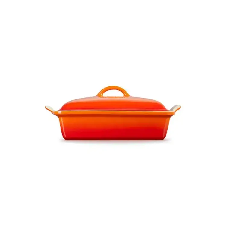 Le Creuset 4 quart Flame Heritage Casserole with Lid