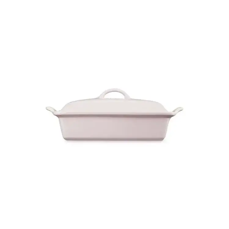 Le Creuset 4 quart Shallot Heritage Casserole with Lid