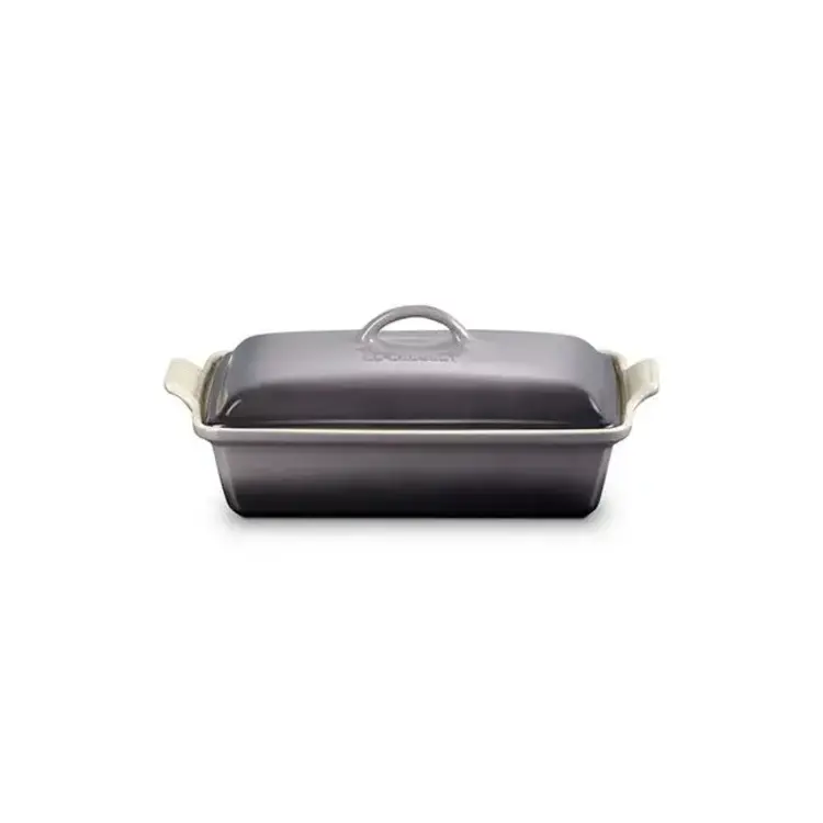 Le Creuset Le Creuset 4 quart Oyster Heritage Casserole with Lid
