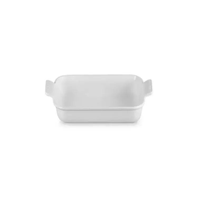 Le Creuset 4 quart White Heritage Baking Dish