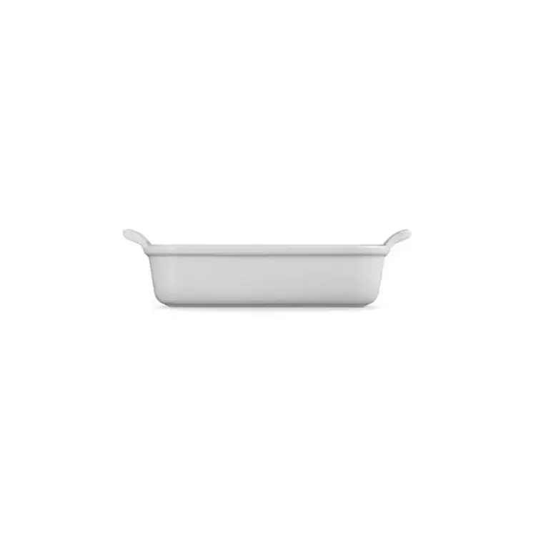 Le Creuset 4 quart White Heritage Baking Dish
