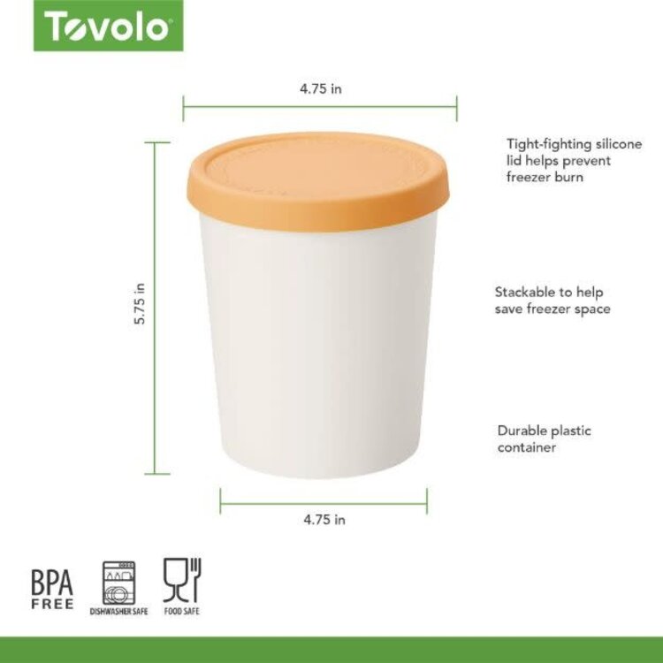 Tovolo 1 quart Sunburst Ice Cream Tub