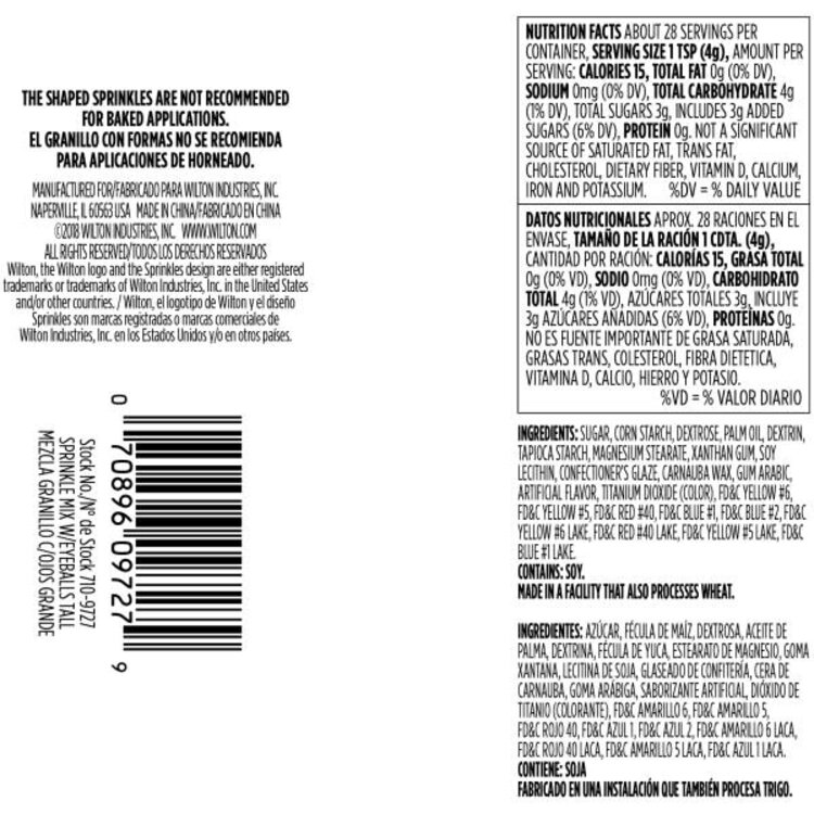 Wilton 4oz Spooky Eyeball Mix