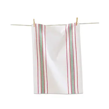 Holiday Striped Dishtowel