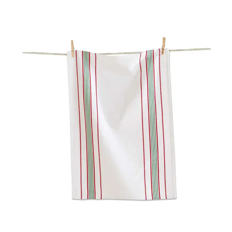 Holiday Striped Dishtowel