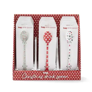 Christmas Enamel Drink Spoon