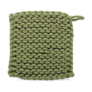 Olive Crochet Potholder