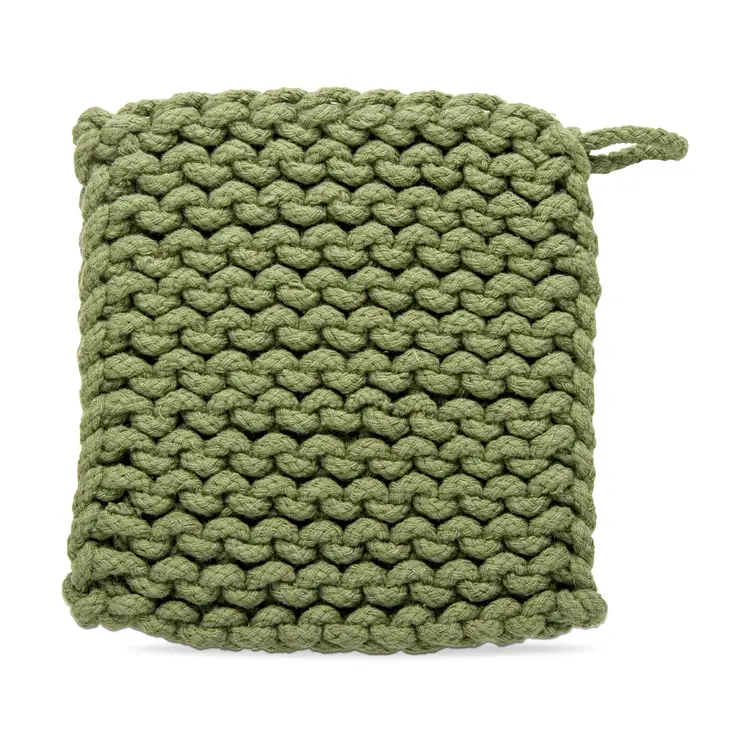 Olive Crochet Potholder