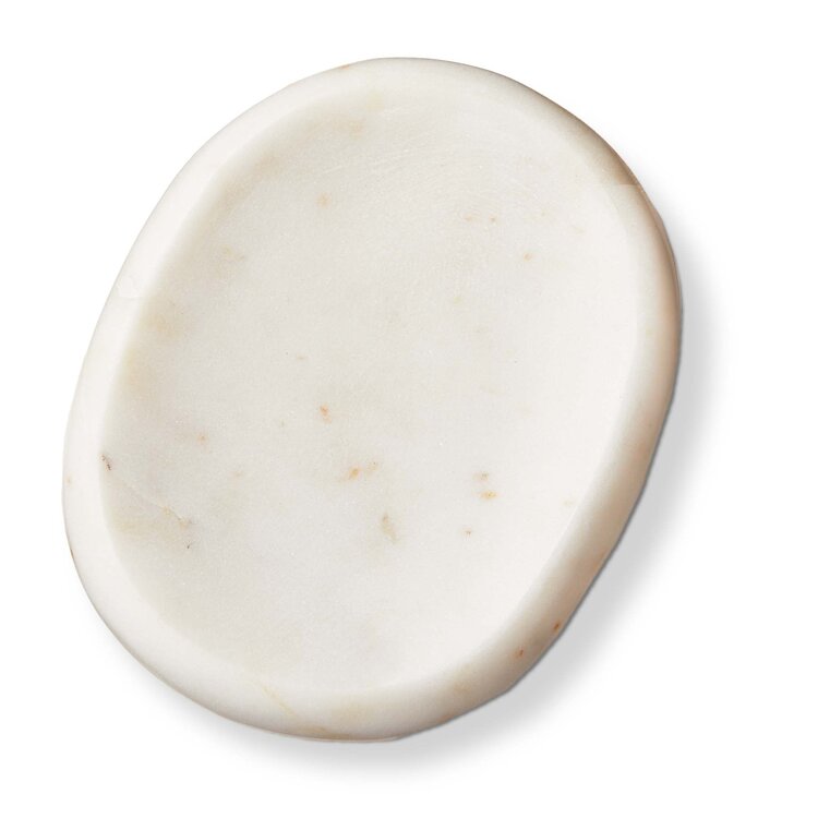Marble Oval Soap Dish