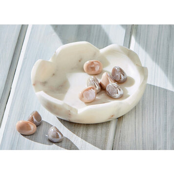 Marble Flower Soap Dish