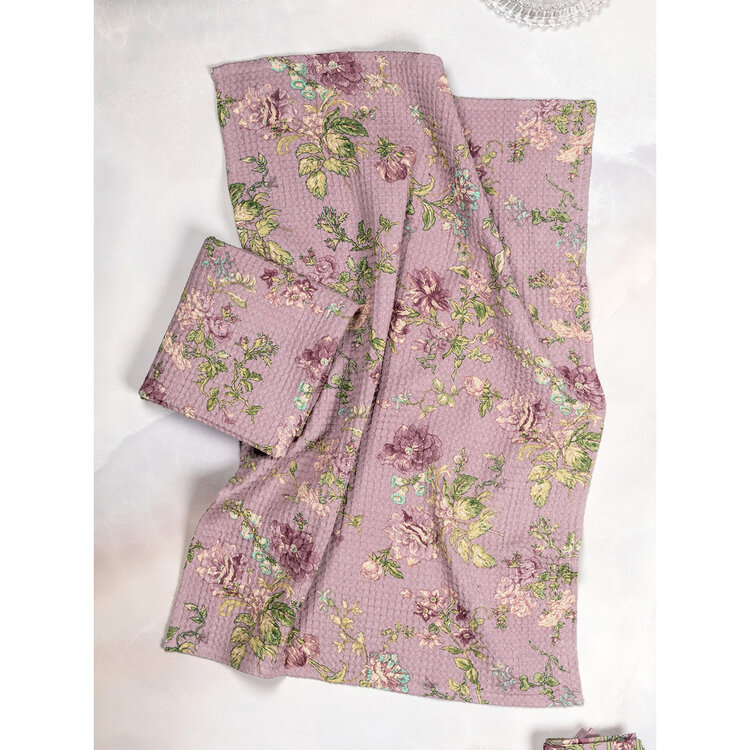 April Cornell Milene Lavender Dishtowel