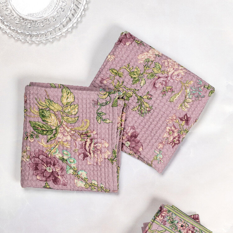 April Cornell Milene Lavender Dishtowel