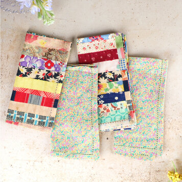 April Cornell Patch Parade Luncheon Napkins, set of 4