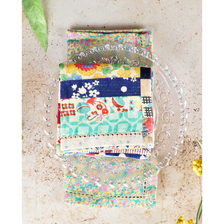 April Cornell Patch Parade Luncheon Napkins, set of 4