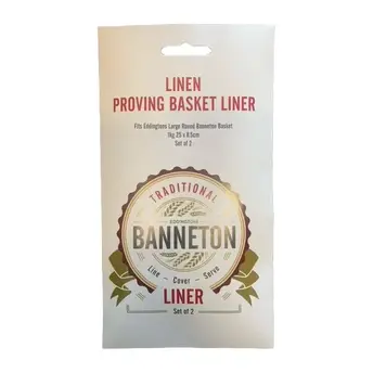 10" Round Proofing Basket Liner, set of 2