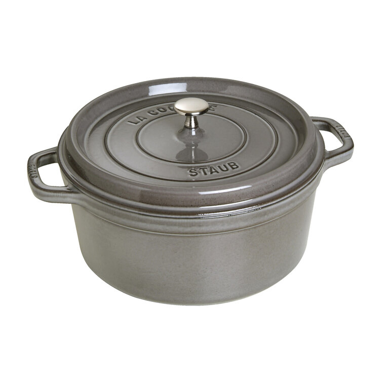 Staub Staub 7 quart Graphite Grey Dutch Oven