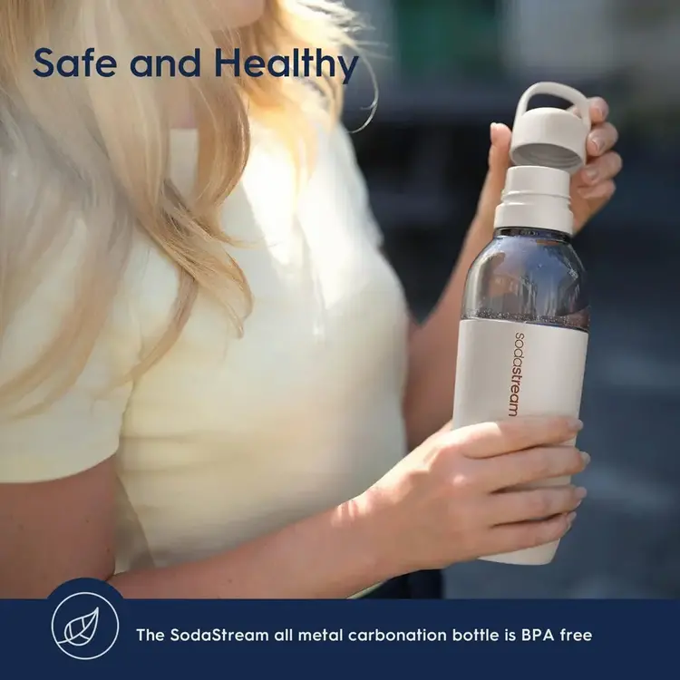 Sodastream Sodastream Sand Beige Fizz & Go Thermos Bottle