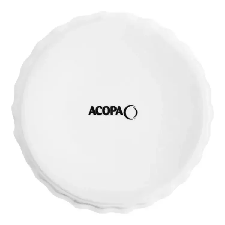 5" White Brulee Dish