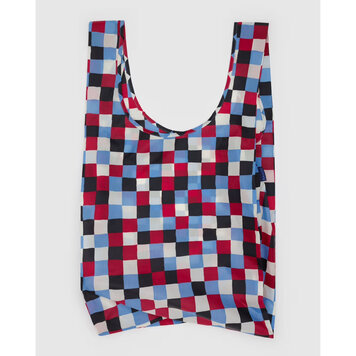 Baggu Painted Check Big Baggu Large Reusable Tote Bag