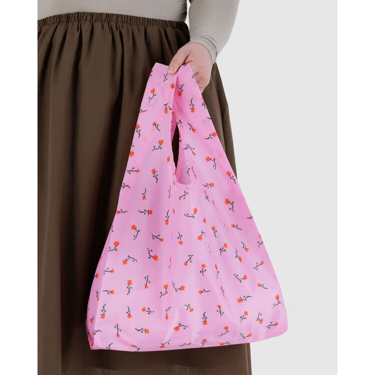 Baggu Painted Wildflower Baggu Reusable Tote Bag