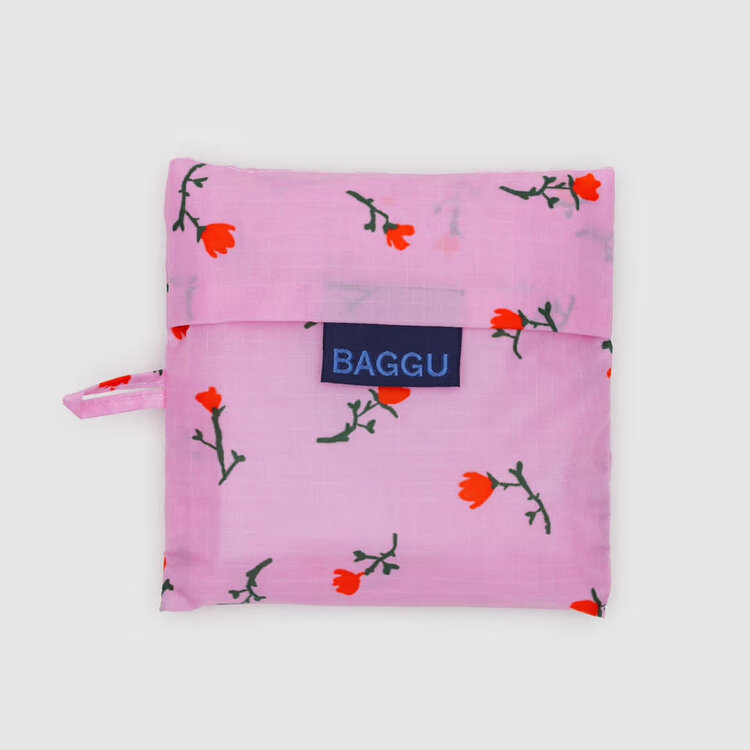 Baggu Painted Wildflower Baggu Reusable Tote Bag