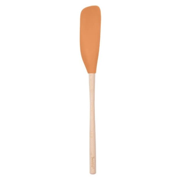 Tovolo Apricot Silicone Jar Scraper Spatula
