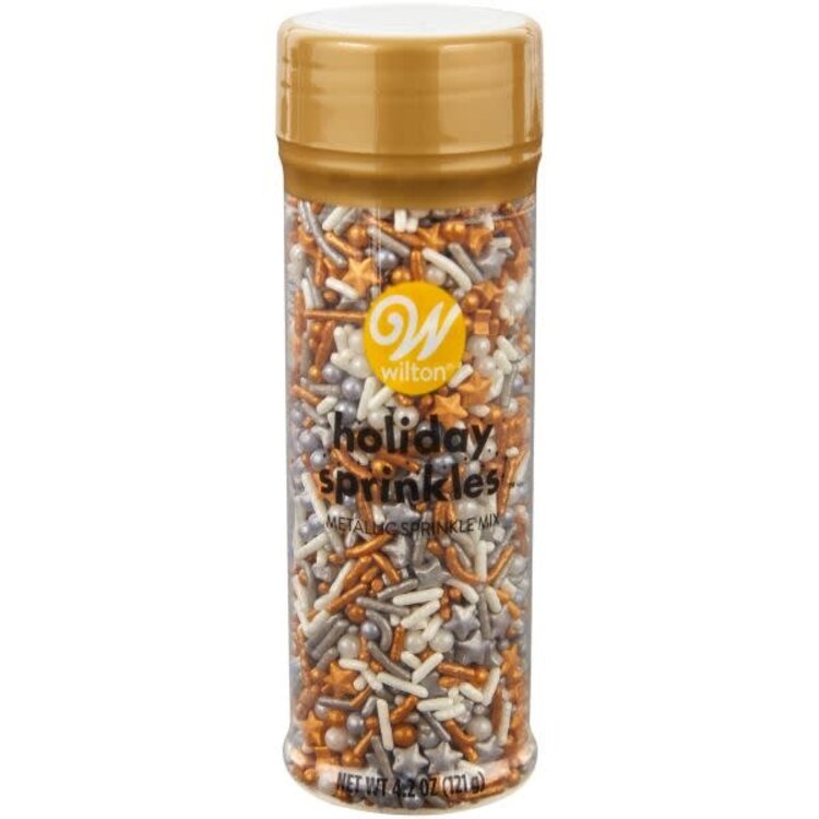 Wilton Holiday Metallics Sprinkle Mix