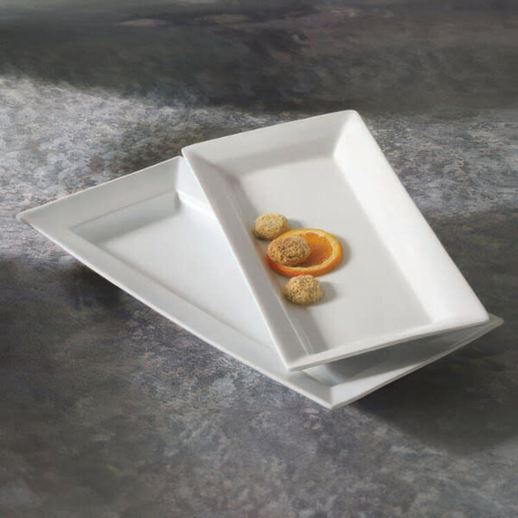 12.5x7.5" White Platter