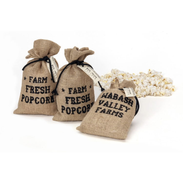 2lb Burlap Popcorn Bag