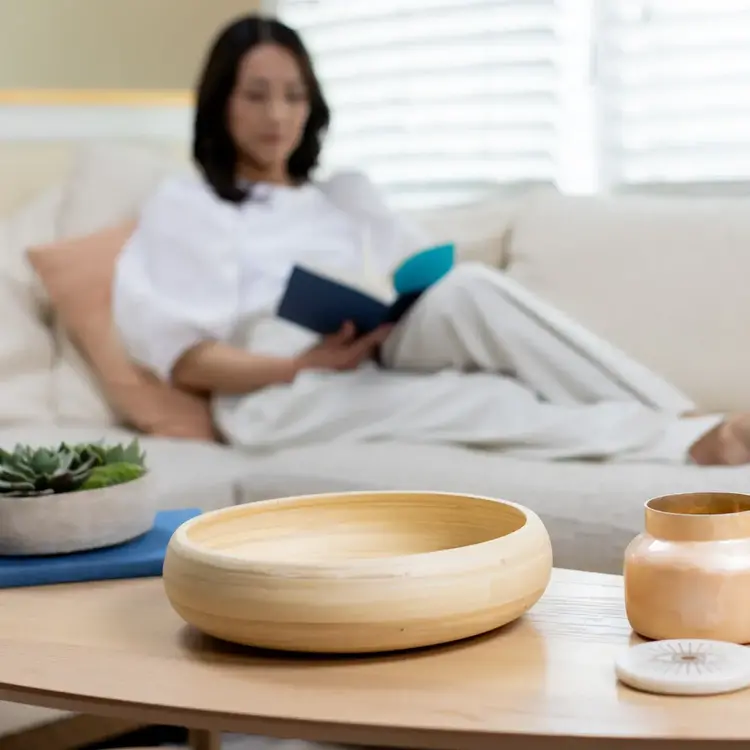 12" Bamboo Serving Bowl