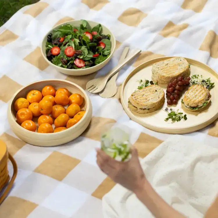 12" Bamboo Salad Bowl