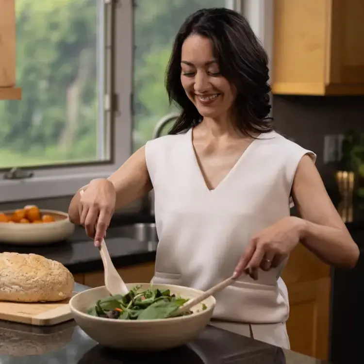 12" Bamboo Salad Bowl