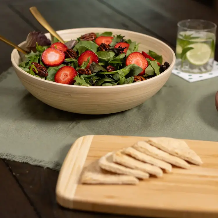 12" Bamboo Salad Bowl