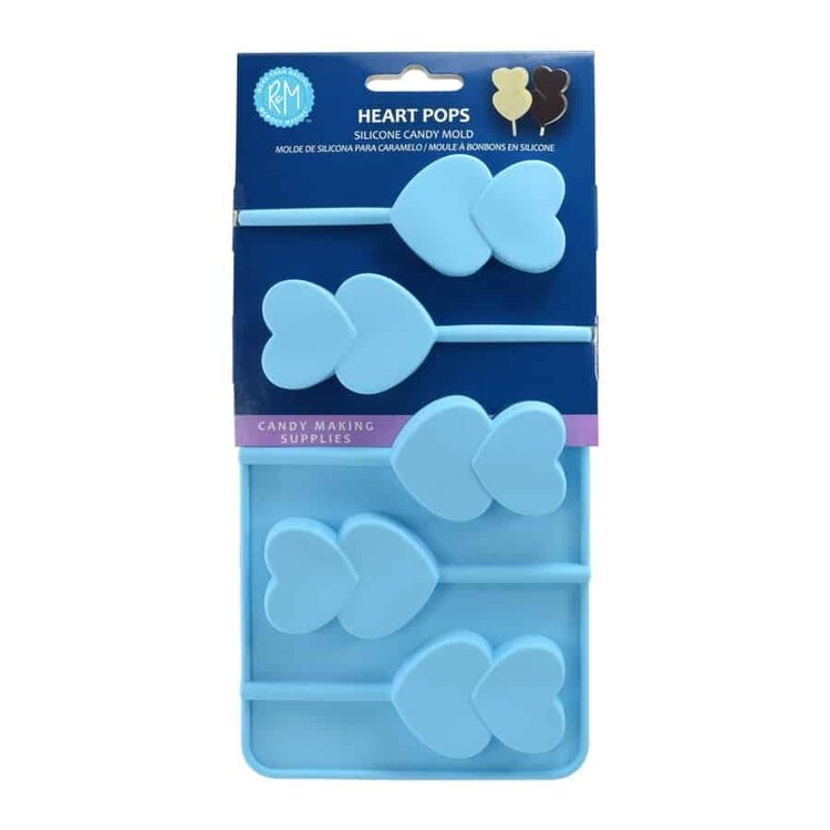 Silicone Hearts Lollipop Mold