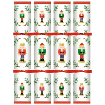 Nutcracker Christmas Crackers, set of 8