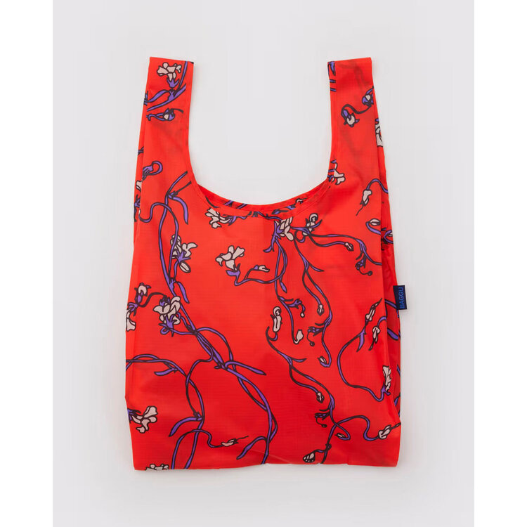 Baggu Red Snapdragon Baggu Reusable Tote Bag