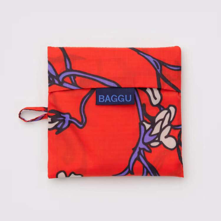 Baggu Red Snapdragon Baggu Reusable Tote Bag