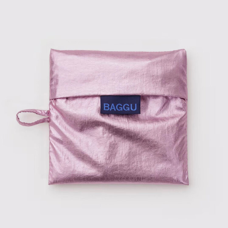 Baggu Metallic Blush Baggu Reusable Tote Bag