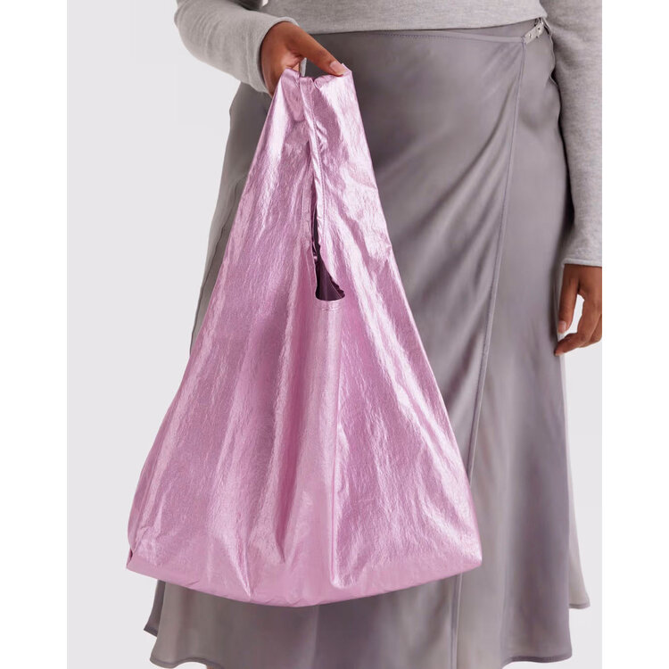 Baggu Metallic Blush Baggu Reusable Tote Bag