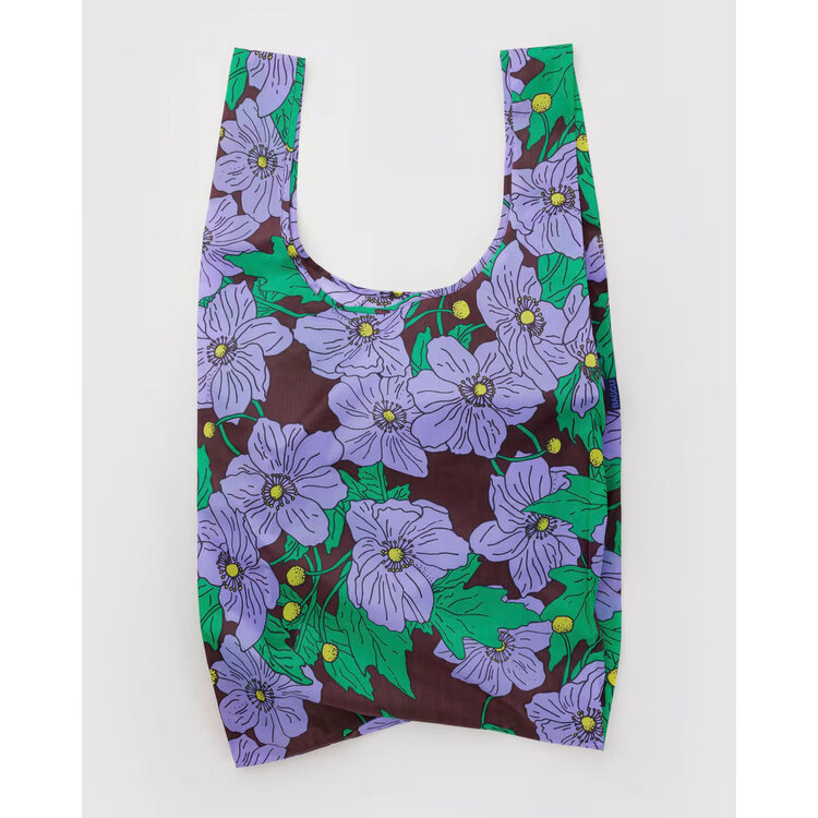 Baggu Maroon Poppy Big Baggu Large Reusable Tote Bag