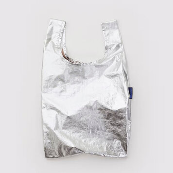 Baggu Chrome Metallic Baby Baggu Small Reusable Tote Bag