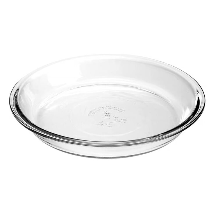 9" Oven Basics Glass Pie Dish