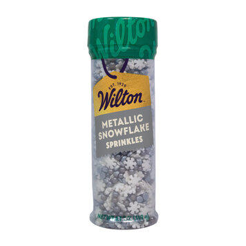 Wilton 4 oz Metallic Snowflake Mix