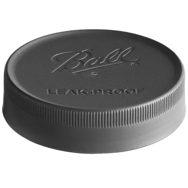 Regular Mouth Leak-Proof Plastic Lids, set of 6