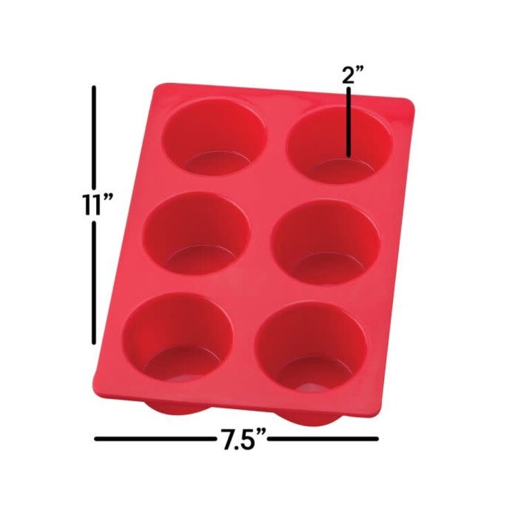 6 cup Silicone Jumbo Muffin Pan