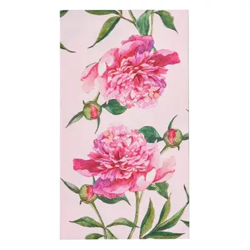 Peonies Paper Dinner Napkins, set of 20