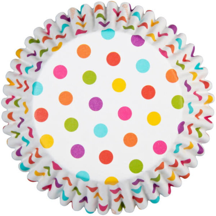 Wilton Rainbow Polka Dots Baking Cups