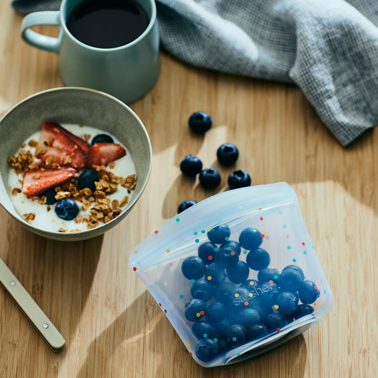 Stasher 1 cup Blue Storage Bag